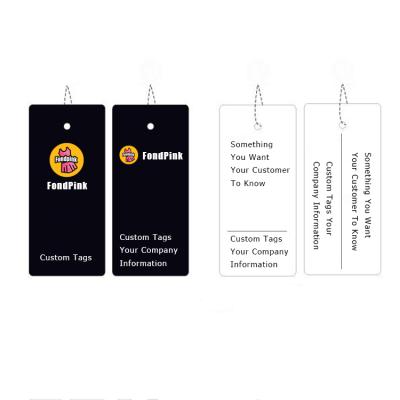 China Anti-pilling Custom Clothing Tags Women Fashion Clothes Tags for sale