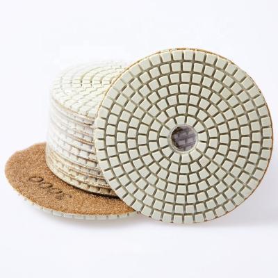 China New Wet Style Granite Lower Prices Wet Working Diamond Polishing Pads For Marble Engineered Stone And Concrete for sale