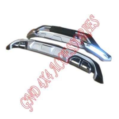 China Decoration+Protection Tucson Front Bumper And Rear Bumper Kit Tucson Bumper Guard for sale