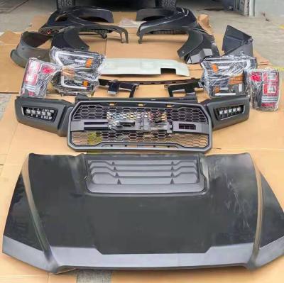 China 4x4 Accessories Factory Price Ranger 2012+ F150 Face Body Lift Kit With F150 Headlight Taillight for sale