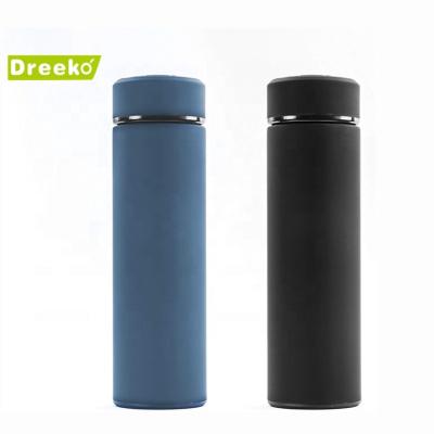 China Business Amazon LED Hot Lid Temperature Show Smart Stainless Steel Vacuum Insulated Water Bottle for sale