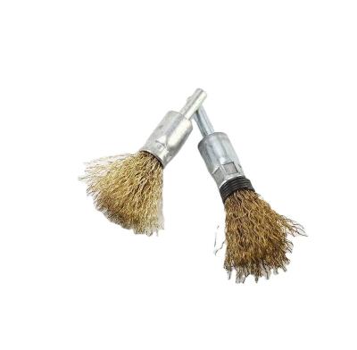 China Factory customization copper wire brush brass wire industrial POLISHING clean brush for sale