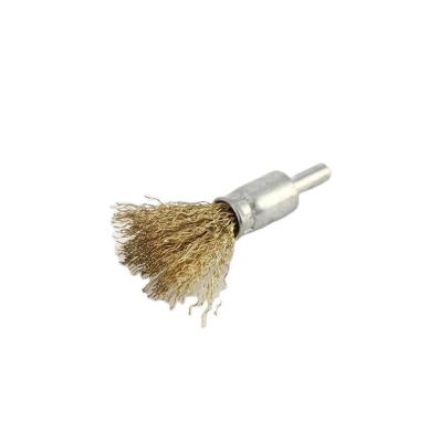 China POLISHING Custom 16mm 3 Pcs Wire Brush Set Rust Removal Polishing Cleaning Mini Wire Brushes for sale