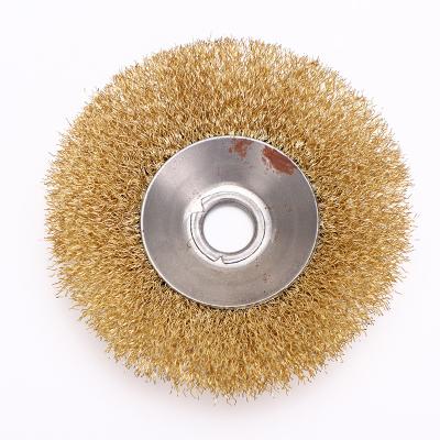 China Good Quality Steel Wire Chimney Brush 150mm Disc 5.91in Disc Durable Wire Wheel POLISHING Cleaning Brush for sale