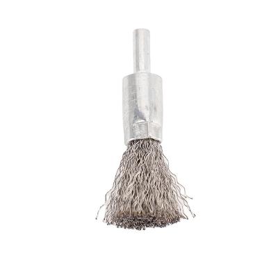 China 0.472IN Commercial Property Insurance Stainless Steel Wire Brush POLISHING Broom Wire Brush Angle Grinder for sale