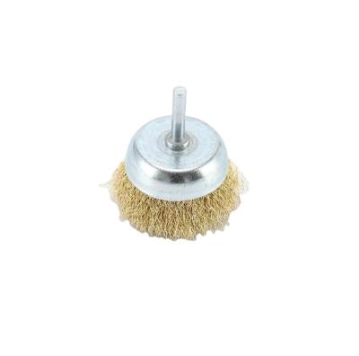 China 75MM 6MM Metal Wire Brush Shaft Stainless Steel Wire Chimney Top Rank POLISHING Cleaning Brush for sale