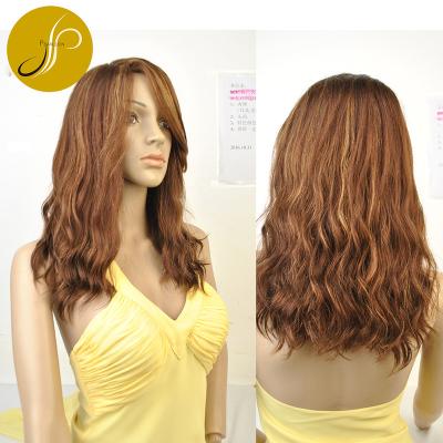 China Pearlcoin Brazilian Remy Hair Long Length Curly High Quality Curly Style Non Lace Wig Wholesale for sale