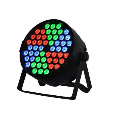 China Plastic Stage 54*1W RGB 3in1 Windmill Par Light Pie Effect LED Par Can for sale