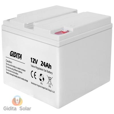 China 12v 24Ah Lead Acid Energy Storage Solar Power System Battery Support Customization for sale