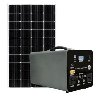 China Wholesale Outdoor Energy Storage Power Station 300w Solar Portable Power Station System With Solar Panel for sale