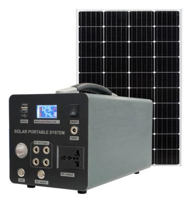 China Solar Portable Power Station System 300w With Solar Panel for Outdoor Power Golf Cart for sale