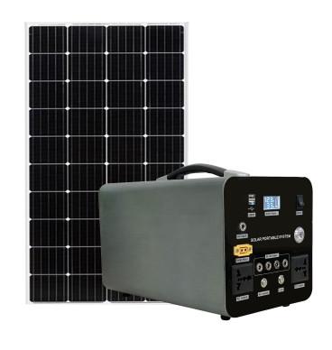 Cina Sistema portatile solare 1000W della centrale elettrica con il pannello solare per potere all'aperto in vendita