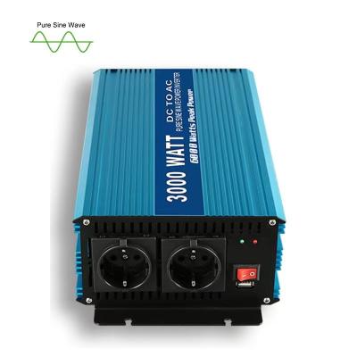 Китай Чистый Dc 12v/24v инвертора волны синуса к инвертору Converte автомобилей конвертера силы трансформатора напряжения тока Ac 220v 2000w 3000w 4000w солнечному продается