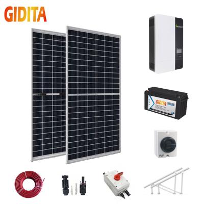 China Del sistema eléctrico solar del hogar del sistema 10kw 8kw 5kw 3kw del almacenamiento de la energía solar de la rejilla en venta