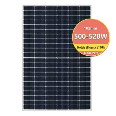 China High Quality and Efficiency Half-Cell Monocrystalline Solar Panel 500W 510W 520W en venta