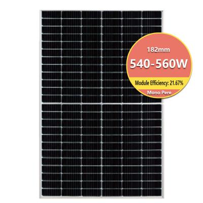 Cina Wholesale Outdoor Half-Cell Monocrystalline Solar Panel 540W 545W 550W 560W Solar Panel in vendita