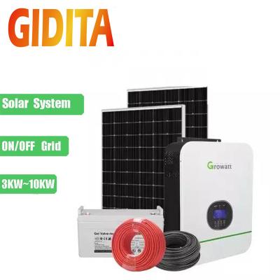 Cina Off Grid Solar Panel System Off Grid 10KW Home Solar Panel Kit 10kw Solar System The Best Price in vendita