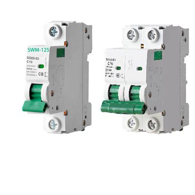 Κίνα Low price High quality SWM-125 AC MCB 2P 100A circuit breaker miniature for solar panels προς πώληση