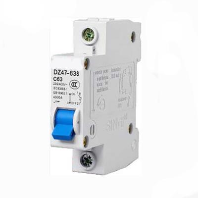 China Promotional Popular Product  AC DC SWM-125 1Pole 2 Pole 3Pole 4Pole 40-125 Amp Mini MCB Switch zu verkaufen