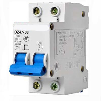 Cina Single-phase Best Quality 2 Pole SWM-125 DC MCB Miniature Circuit Breaker Mini MCB Switch rcbo/mcb/mccb in vendita