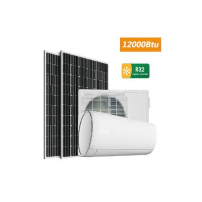 China 12000Btu Hybrid Solar Powered Air Conditioner for Both Cooling and Heating in Hotel for sale