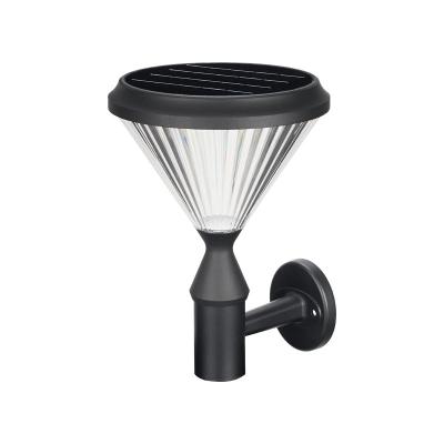 China Residential Solar Wall Light with IP65 Waterproof Level and Taper Shape 5W Power for sale