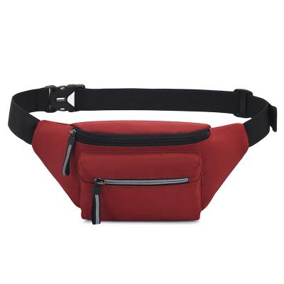 China Water proof Wholesale Promo Custom Design Multi-colors Zippers Sport Cross Body Fanny Pack for sale