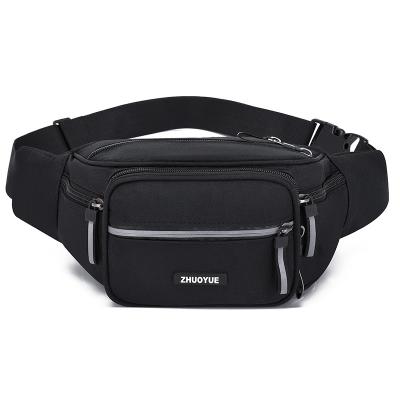 China Water proof High Quality Custom Leather Film Belt Bag Men Outdoor Water Resistant Crossbody Chest Man Waist Bag for sale