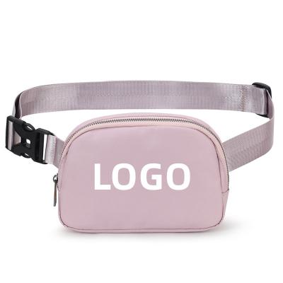 China Water proof custom Fanny Packs Crossbody Bags for Women Men Fashion Waist Packs with Adjustable Strap for Shopping Casual Running Belt Bag for sale