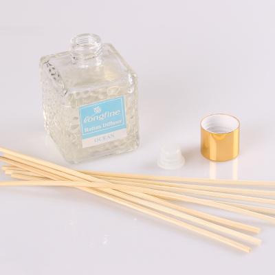 China Rejuvenate and Relax Wholesale 80ml Clear Reed Diffuser Perfume 2.7 fl oz Home Fragrance Bottle Clear Air Freshener with Sticks for Home for sale