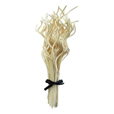 China Reed Diffuser & Home Deco & Car Fragrance Wholesale Rattan Wavy Sticks Curly Reed Sticks Custom Shape Fragrance Decoration for Hotel Home for sale