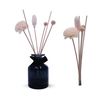 China Reed Diffuser & Home Deco & Hot Sale 2022 Car Perfume Reed Diffuser Customized Dia .3CM Wooden Beads Perfume Stick With Rattan Stick Car Perfume Home Decoration for sale