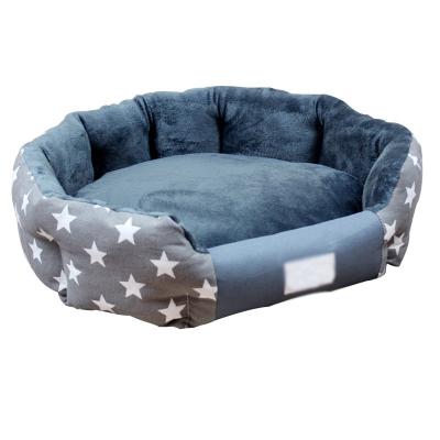 China Fashion Soothing Round Dog Bed Nest For Small Medium Dogs Ultra Soft Pet Bed Machine Washable Up To 4 Size Pet House Bed Fluffy Cave for sale