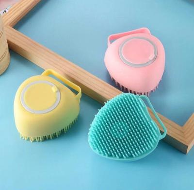 China Viable Soft Silicone Bath Grooming Tool Hair Scalp Massage Shower Clean Shampoo Brush for sale