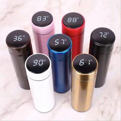 China Capacity Logo Vaccum Thermal Water Cup Simple Display Business Intelligent Temperature Cup Custom Large for sale