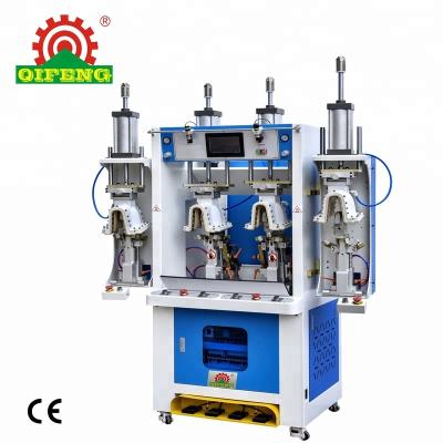 China Shoe Making Industry Airbag Style Heel Forming Machine QF-878C Shoes Making Machine Price for sale