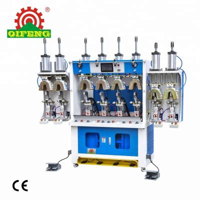 China Shoe Making Industry Airbag Type Machine QF-878F-4C4H Shoe Back Sizing Molding Machine for sale