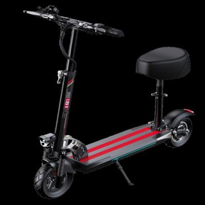 China Quilen Unisex 450W 10 Inch Dimming 36V Long Range 65km Folding Two Wheel Smart Electric Scooter For Adult With Seat for sale