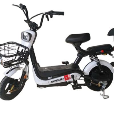 China Two Wheel Unisex Electric Bicycle Scooter 350w No Backrest 48v Adult Younger Girl Boy Durable High Qulity for sale