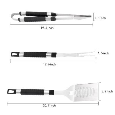 China Viable Premium BBQ Grill Stainless Steel Grill Tool Kit BBQ Accessories for sale