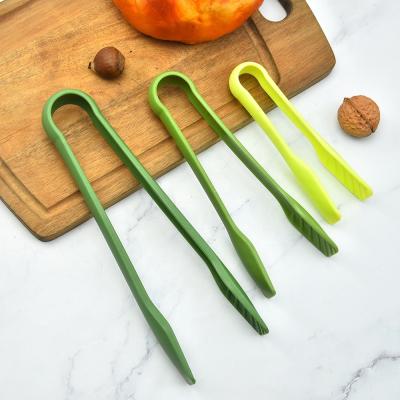 China Food Grade Salad Tongs Durable Heat Resistant Non-Stick Plastic Kitchen Cooking Tools Serving Tongs for sale