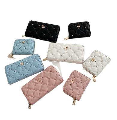 China Wholesale Simple Large Capacity Smart Ladies Phone Clutch Purse Wallet Case Mobile Phone Wallet With Strap Wrist For Women for sale