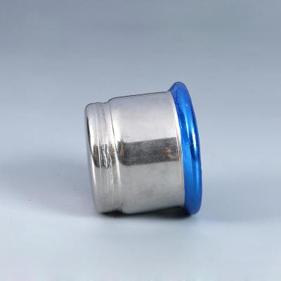 China Fluid 20mm anti-corrosion Stainless Steel End Cap Press Fit Pipe Fitting Equal Diameter  Stainless steel 304/316 Wholesale Cheap for sale