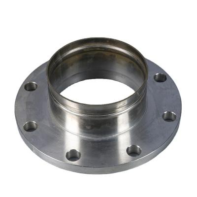 China Stainless Steel SS304 / SS316 ANSI B16.5 Pipe Fittings Flange Sch40 Carbon Steel Weld Neck Flange for sale