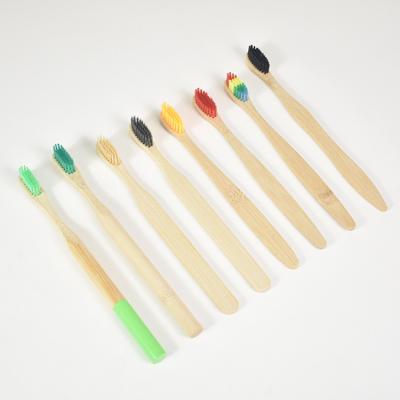 China Eco - Friendly Approved Eco - Friendly Charcoal Stiffeners OEM Bamboo Toothbrush With Customized for sale