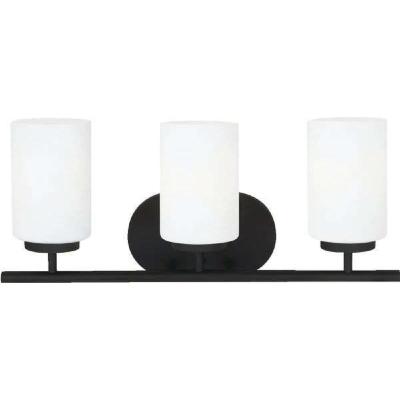 China China Shipping Bathroom Vanity Led 3 Heads Wall Scone Light E26 Base With Glass Shades Modern Vanity Light for sale