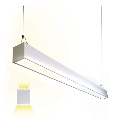 China Desk China Shipping Dimmable 4FT Dimmable Led Pendant Lighting Suspension Lighting Fixture Light Linkable Office Desk China for sale