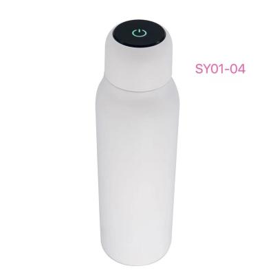 China Double Wall Bottle Self Cleaning Water Bottle Purifier Vacuum Stainless Steel Vacuum Viable Free Shipping UV Drink Bottle for sale