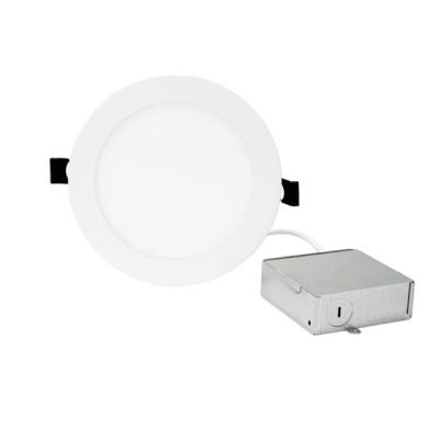 China Retail Store USA Store Free Shipping 6inch LED 3CCT Panel ETL Floodlight Round Slim Ceiling Light 3CCT Dimmable Adjustable for sale