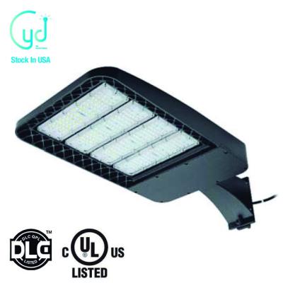 China USA Inventory Aluminum Shoe Box Led Street Lights 100w 150w 200w 300w DLC Parking Light for sale